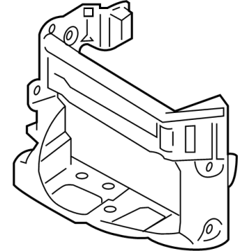 51115A1DFF1 BMW CRASH REINFORCEMENT, LEFT Illustration 1 of 1