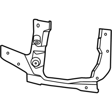 51118086523 BMW CRASH REINFORCEMENT, LEFT Illustration 1 of 1
