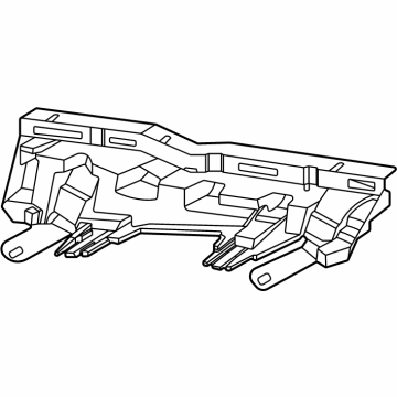 63115A6EA23 BMW Bracket Headlight Left Illustration 1 of 1