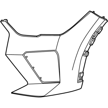 51115A9D581 BMW BUMPER COVER FRONT Illustration 1 of 1