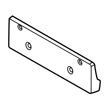 51137884915 BMW License-Plate Carrier Front Illustration 1 of 1