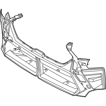51115B4B044 BMW BUMPER TRIM, CENTER LOWER Illustration 1 of 1