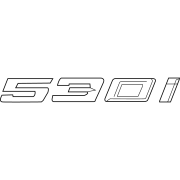 BMW 530i xDrive Emblem - 51145A0C8A7