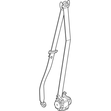 BMW i5 Seat Belt - 72115A74170