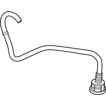 31507600684 BMW Vent Line, Front Differential Illustration 1 of 1