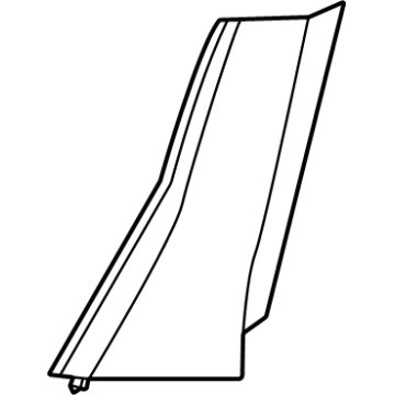 52205A7B9A3 BMW Lateral Trim Panel Left Illustration 1 of 1