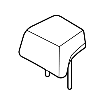 52205A79900 BMW HEAD RESTRAINT IMITATION LEA Illustration 1 of 1