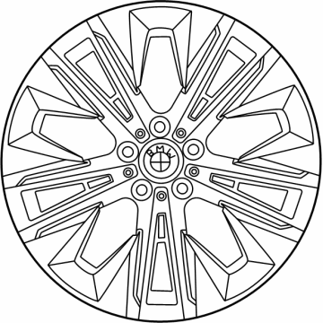 BMW 550e xDrive Alloy Wheels - 36115A324E4