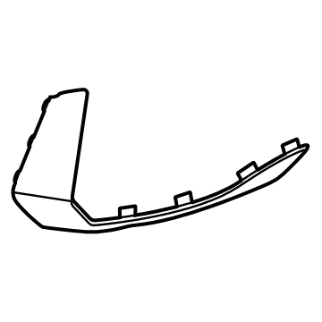 51125A1E131 BMW TRIM BUMPER LEFT Illustration 1 of 1