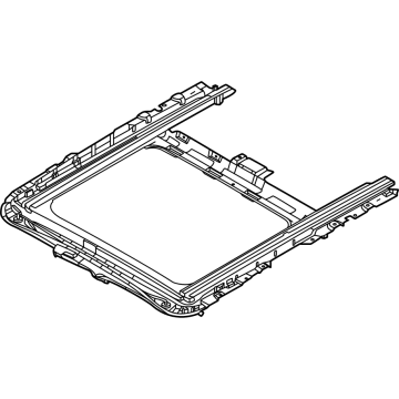 54105A980C0 BMW SLIDE/TILT SUNROOF FRAME Illustration 1 of 1