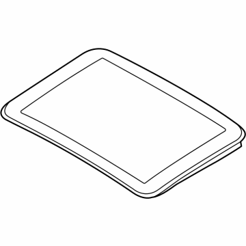 54105A980C7 BMW GLASS COVER Illustration 1 of 1