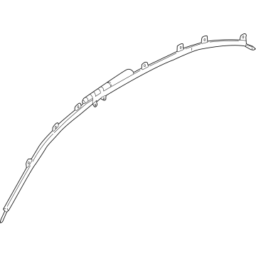 72125A164D1 BMW Left Head Airbag Illustration 1 of 1
