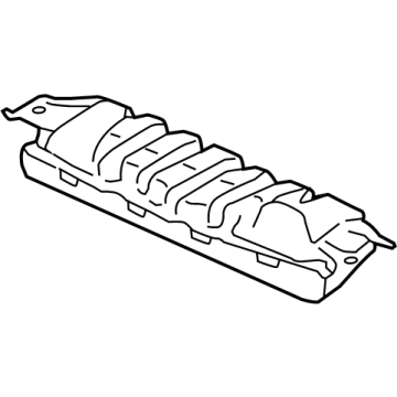 72125A1E303 BMW KNEE AIRBAG, LEFT Illustration 1 of 1