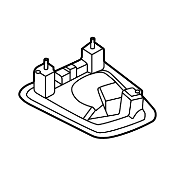 51445A1F959 BMW SEAT BELT FINISHER STRIP HEA Illustration 1 of 1