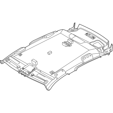 51445A1F948 BMW HEADLINER Illustration 1 of 1
