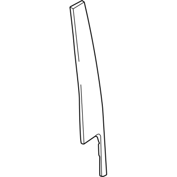 51355A2FC85 BMW COVER, COLUMN B, DOOR, REAR Illustration 1 of 1