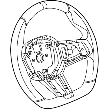 32305B51790 BMW M SPORT STEERING WHEEL Illustration 1 of 1