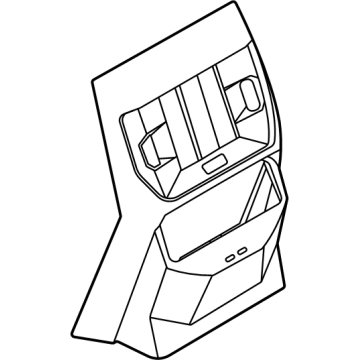 51165A76B31 BMW Rear Cover Centre Console Illustration 1 of 1