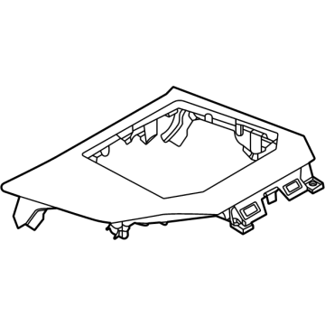 51165A3CE05 BMW DECOR PANEL FOR CENTRE CONSO Illustration 1 of 1