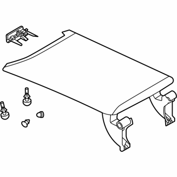 51165A69F90 BMW Center Arm Rest Illustration 1 of 1