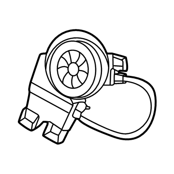 52105A1D985 BMW FAN, BACKREST Illustration 1 of 1