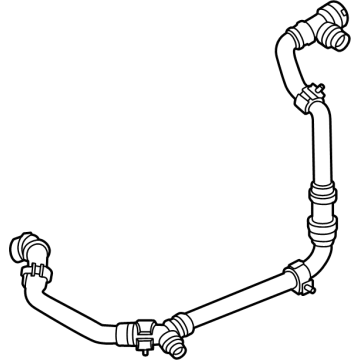 BMW i5 Coolant Reservoir Hose - 17129888820