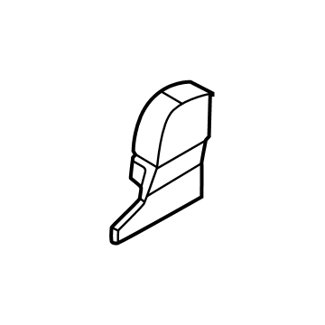 52205A1C137 BMW TRIM COVER, BACKREST, CENTER Illustration 1 of 1