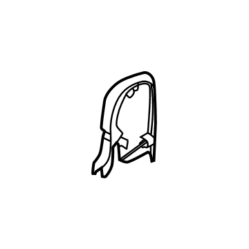 52205A19E80 BMW TRIM COVER, BACKREST, CENTER Illustration 1 of 1