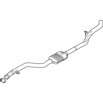 BMW 550e xDrive Exhaust Pipe - 18305A4E4E9
