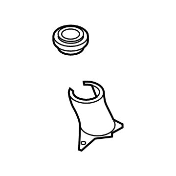 13715A571F3 BMW BRACKET. INTAKE SILENCER Illustration 1 of 1