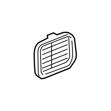 13715A571C9 BMW INTAKE GRILL Illustration 1 of 1