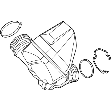 13715A1BC59 BMW CLEAN AIR PIPE Illustration 1 of 1