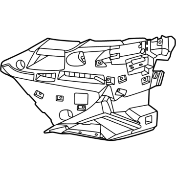 51119504337 BMW MOUNT, BUMPER LEFT Illustration 1 of 1