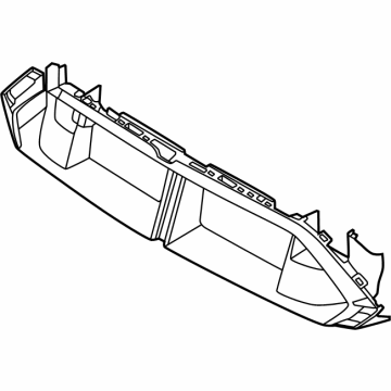 51115B5CC99 BMW FRAME AIR INLET CENTER Illustration 1 of 1