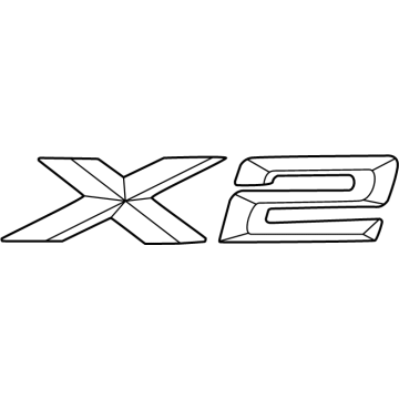 2025 BMW X2 Emblem - 51145A134A1