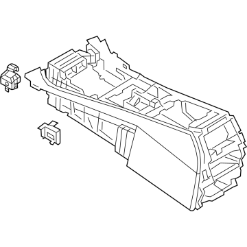 BMW XM Center Console Base - 51165A5C613