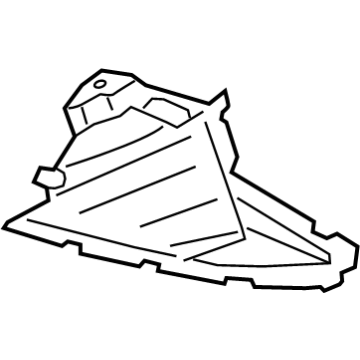 51755A036D4 BMW Wheel Housing Cover Bottom Illustration 1 of 1