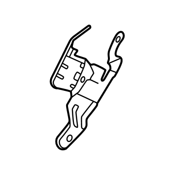 41309635516 BMW BRACKET, SIDE PANEL, TOP RIG Illustration 1 of 1