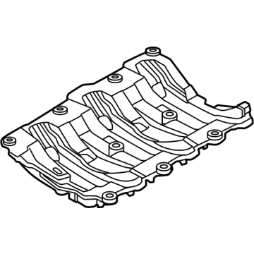 2024 BMW 530i Oil Pan Baffle - 11135A0B0F8
