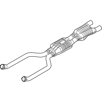 18307889586 BMW FRONT SILENCER WITH FRONT PI Illustration 1 of 1