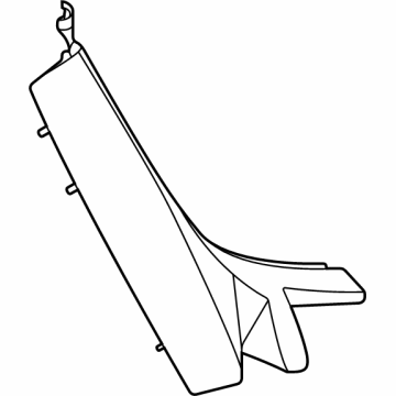 51435A1F803 BMW Column C Cover Bottom Left Illustration 1 of 1