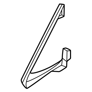 51335A096B5 BMW MIRROR TRIANGLE SEAL OUTER L Illustration 1 of 1