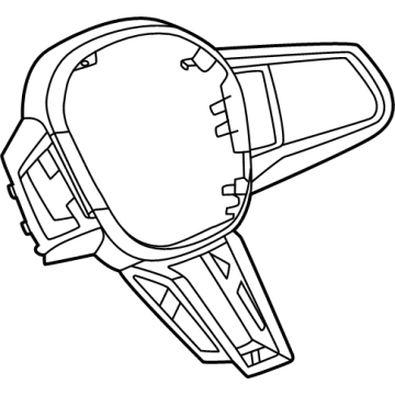 32305A716B8 BMW STEERING WHEEL DECORATIVE TR Illustration 1 of 1