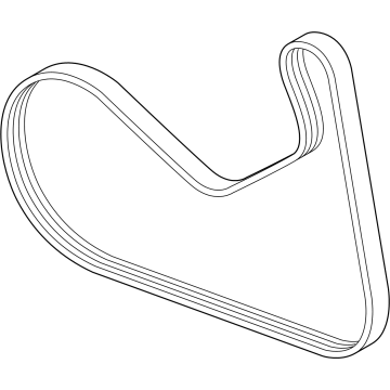 2024 BMW 530i Drive Belt - 11285A6F413