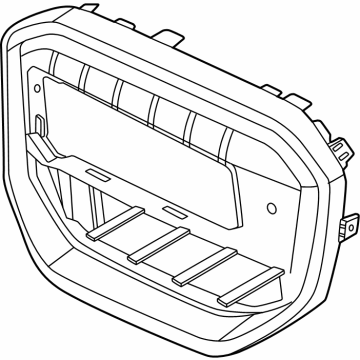 51135A37681 BMW Front Grille Left Illustration 1 of 1
