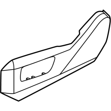 BMW 52105A5C167 BLENDE SITZ AU EN LINKS 52105A5C167 BMW BLENDE SITZ AU EN LINKS Illustration 1 of 1