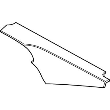 51425A3CAE3 BMW WAIST RAIL, REAR LEFT Illustration 1 of 1
