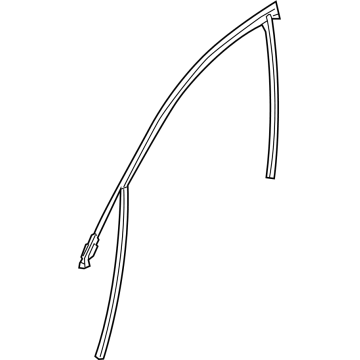 BMW i5 Window Channel - 51335A05898