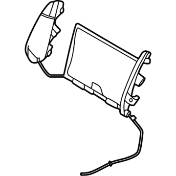 52105A9D024 BMW LUMBAR WITH BACKREST WIDTH A Illustration 1 of 1