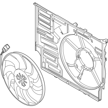 BMW 228 xDrive Gran Coupe A/C Condenser Fan - 17425A50195